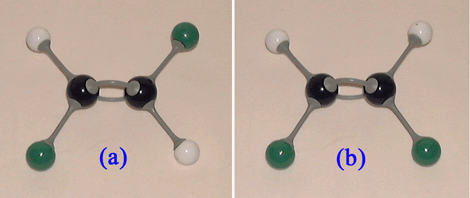 photos of dichloroethene isomers